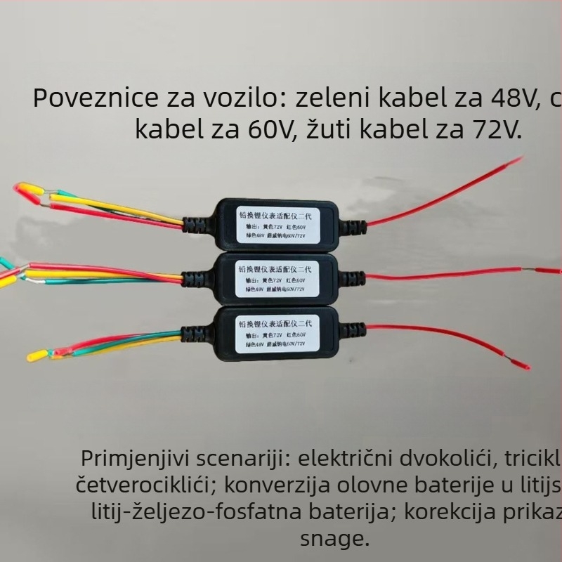 Modul kalibracije prikaza napona za 48V baterijske sustave, ABS kućište
