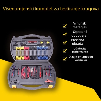 Automobilski univerzalni dijagnostički kabelski set MST-08 za testiranje električnih krugova vozila (Brend: MST; Model: MST-08; Primjena: dijagnostika kabelskih sustava automobila i motocikla; Radna temperatura: 0–42°C; Napon: opća namjena)