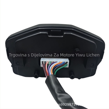 Motociklistička LED LCD instrument ploča sa brzinomjerom i digitalnim odometrom, model 1010, marka JG, univerzalna modifikacija.