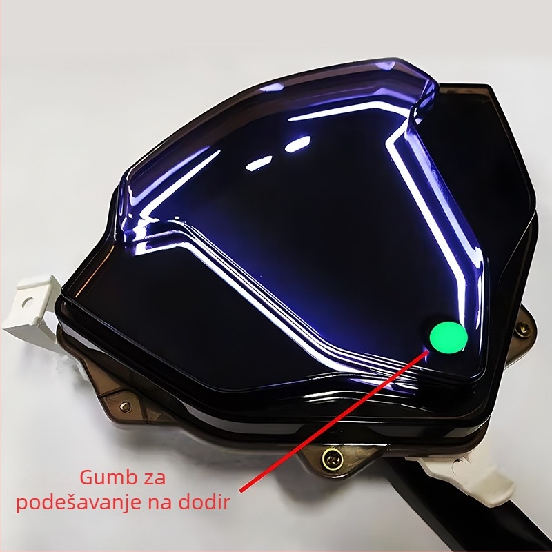 LCD instrument ploča za motocikl SRL115 FI / Lagenda 115Z – univerzalni skup brzomjera, točnost 1%, masa 0,35 kg