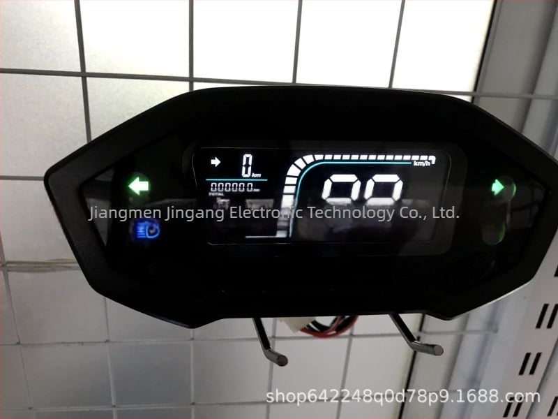 JG-H-009 LCD digitalni mjerni instrument za električne motocikle, VA zaslon, 6 brzina, 48-72V