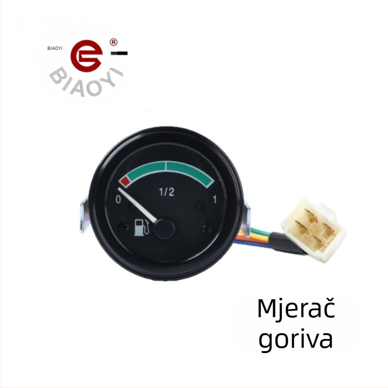 Peace Instrument Gorivomer za vozila s motorom s unutarnjim izgaranjem – metalni, univerzalni za sve modele, Model: Oil Gauge / Fuel Gauge
