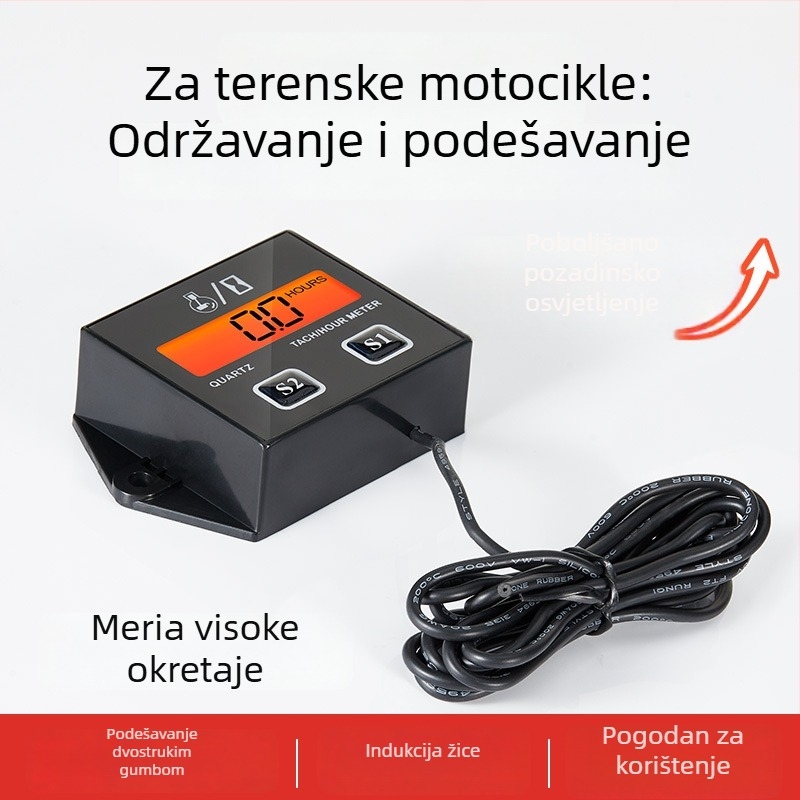 Ručni tachometar za motocikl, pilu i kosilicu — indukcijski tachometar za benzinski motor, održavanje i testiranje