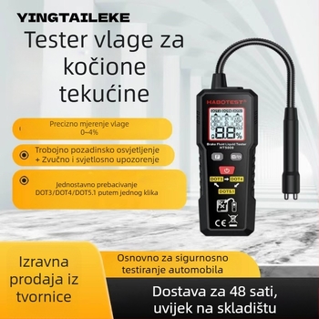 Tester za tekućinu kočnice HT5009 - napajanje 2x AAA, radna temperatura -20 do 60°C, model HT5009