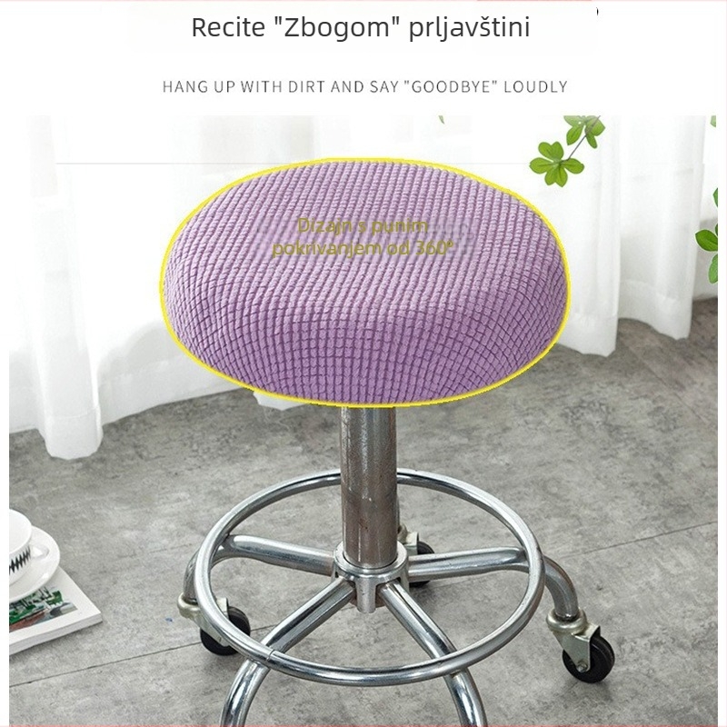 Okružna navlaka za stolicu za okretni stolac; navlaka za šank ili kozmetički salon; zaštitna navlaka za kružno sjedalo; navlaka za stolac s podesivom visinom