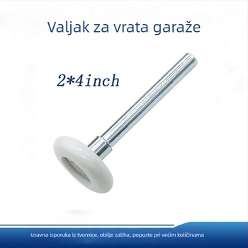 Nylon valjak za garažna vrata, vanjski promjer 46 mm, osovina 10,3 mm, žljeb za užad 6 mm, nosivost 30 kg, pogodno za automatska ili daljinski upravljana vrata garaže