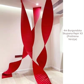 Dekorativni rekvizit za prostor vjenčanja – girlanda od trake, pogodna za poslovne darove