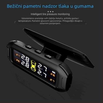T9 digitalni TPMS za mala vozila — sustav za nadzor tlaka u gumama, digitalni ekran, raspon 0-3,5 bar