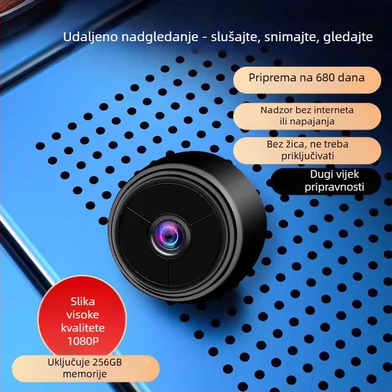 Bežična HD nadzorna kamera, jednostavna instalacija, rad bez mreže