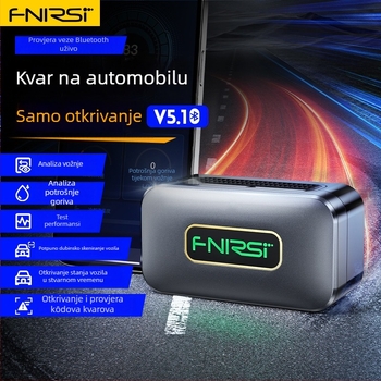 Fnirsi FD10 automobilni OBD2 Bluetooth 5.1 dijagnostički alat za motor s kodovima kvarova, ugrađen u vozilo