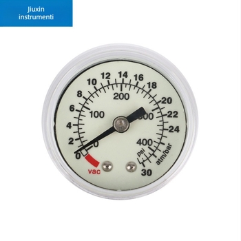 Tlakomjer za automobilni kompresor, model Y50, radijalno-osični spoj, raspon mjerenja 0–1, radna temperatura -20 do +40