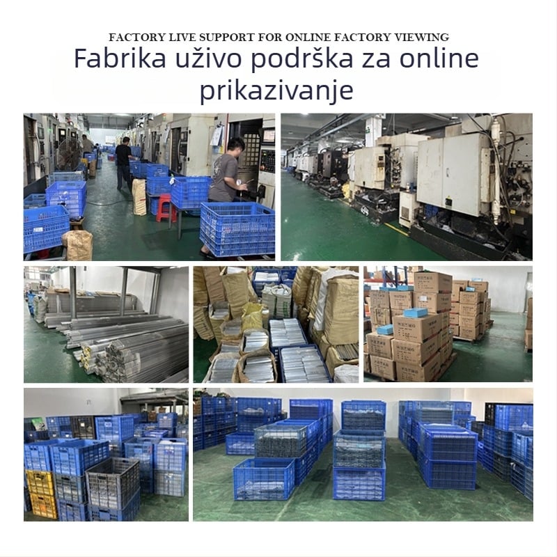 Aluminijski brava za klizna vrata i prozore, model C019S, jednostrani automatski zatvarač, pogodan za staklena klizna vrata i prozore