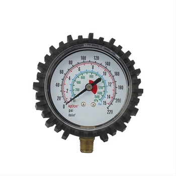 Manometar za tlak u pneumatikama automobila, model Y60 radial, radijalni navoj, raspon mjerenja 0–16 kg, točnost 1.0/1.6/2.5