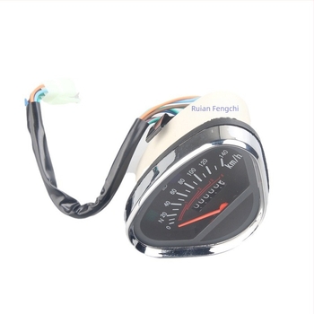 Motociklistička instrument ploča: brzomjer 0–160 km/h, tahometar do 13000 rpm; model 32580; metal; univerzalna kompatibilnost