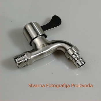 Slavina za perilicu s brzim otvaranjem, 304 nehrđajući čelik, model gy0067, promjer sjedala ventila 20 mm, promjer ulaza/izlaza 20 mm, radna temperatura 0–99°C
