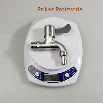 Slavina za perilicu s brzim otvaranjem, 304 nehrđajući čelik, model gy0067, promjer sjedala ventila 20 mm, promjer ulaza/izlaza 20 mm, radna temperatura 0–99°C
