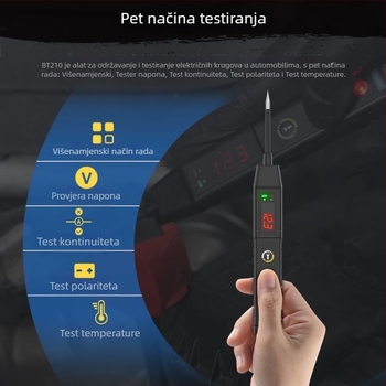 AUTOOL BT210 Detektor kvar automobila – Pero za provjeru električnih krugova automobila (Model BT210, Marka AUTOOL, Tip: Detektor kvarova)
