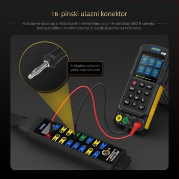 AUTOOL automobilni dijagnostički protokol test kutija – OBD detekcija signala, napajanje 8–30V, radna temperatura -20°C do 70°C