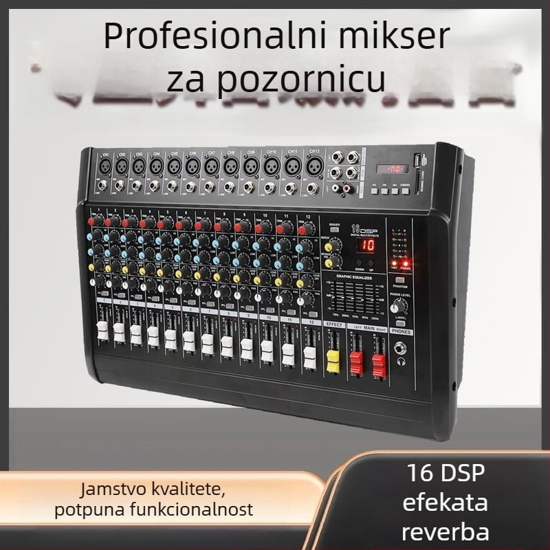 PMX kompaktni mikser s ugrađenim pojačalom, Bluetoothom i USB ulazom za vanjske vjenčane prijenose