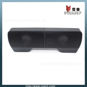 E9120 USB klip-on stolni zvučnik za PC/notebook, 2×1W, 70Ω, 90Hz–20kHz