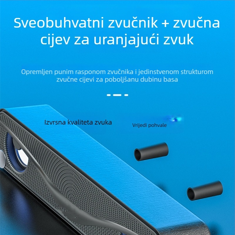 Računalni zvučnik s USB sučeljem, 2-kanalni, 6W, raspon frekvencija 60 Hz-15 kHz, 3,5 mm audio ulaz (USB; 2-kanalan; 6W; 60 Hz-15 kHz; 3,5 mm audio ulaz)