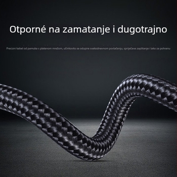 Hongkai audio linija za digitalne uređaje s pozlaćenim bakrenim vodom i najlonskim jezgram, ROHS certifikat