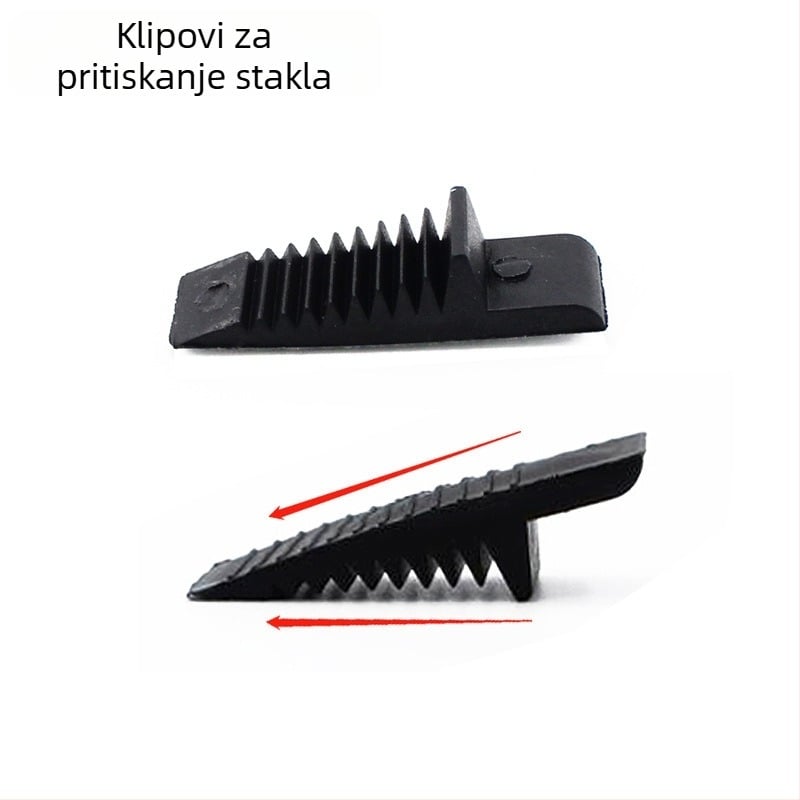 FSFLD ploča za pritiskanje stakla, plastična, za ugradnju aluminijskih vrata i prozora, alat za brtvljenje