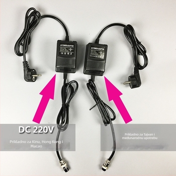 Vanjsko napajanje s tri pina za miksere iz serija CT6, CT8 USB, CT12, F4 i F7 MG