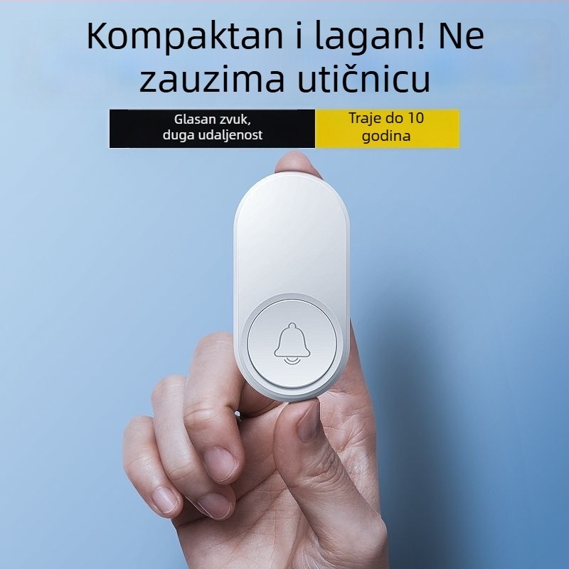 Bežični kućni zvonac – ultradugi domet, snažan Ding-Dong zvuk, uređaj za pozivanje za starije osobe