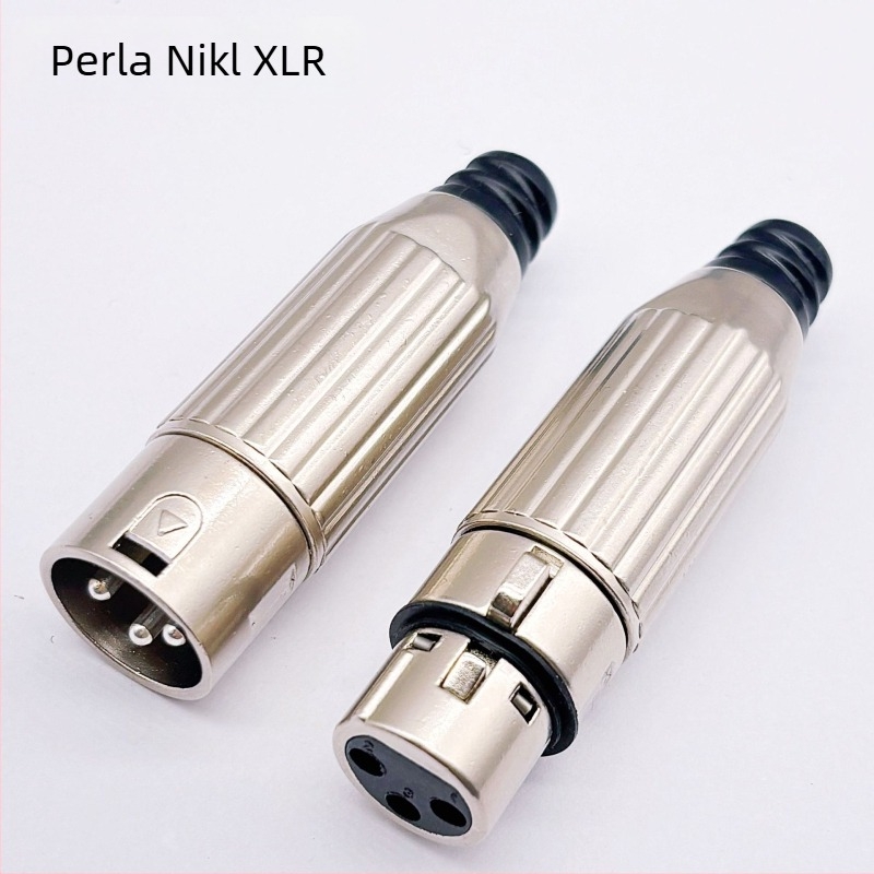 XLR mikrofonni konektor, potpuno metalni, 3-žilni, JT branda, ROHS certificiran