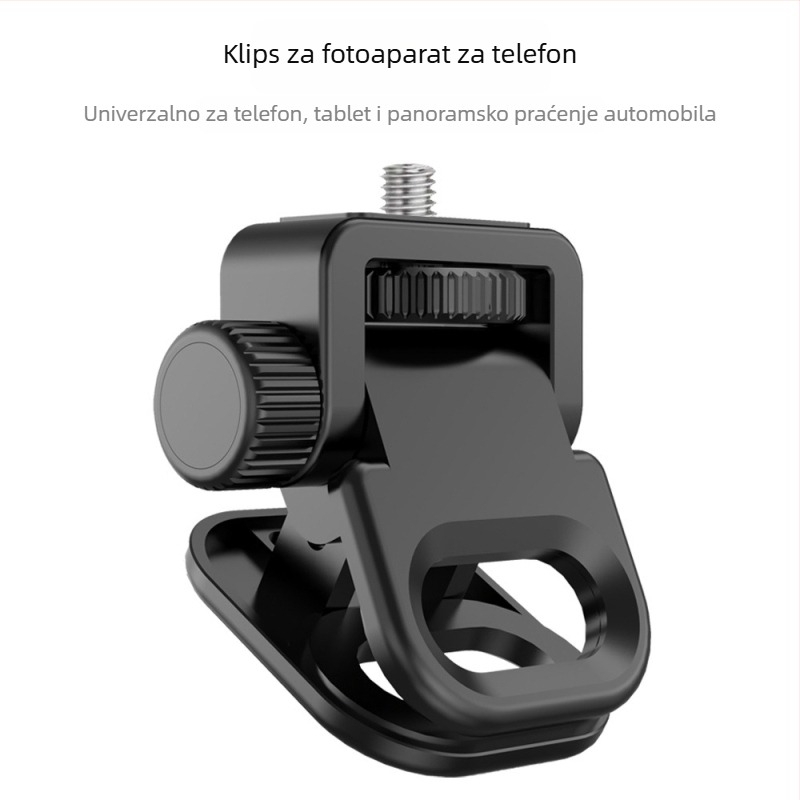 JISUN-C02 Klip za svjetlo u džepu – ABS, nosivost 2–5 kg, sklopivi klip za telefon s višestrukim nagibom 0–90°