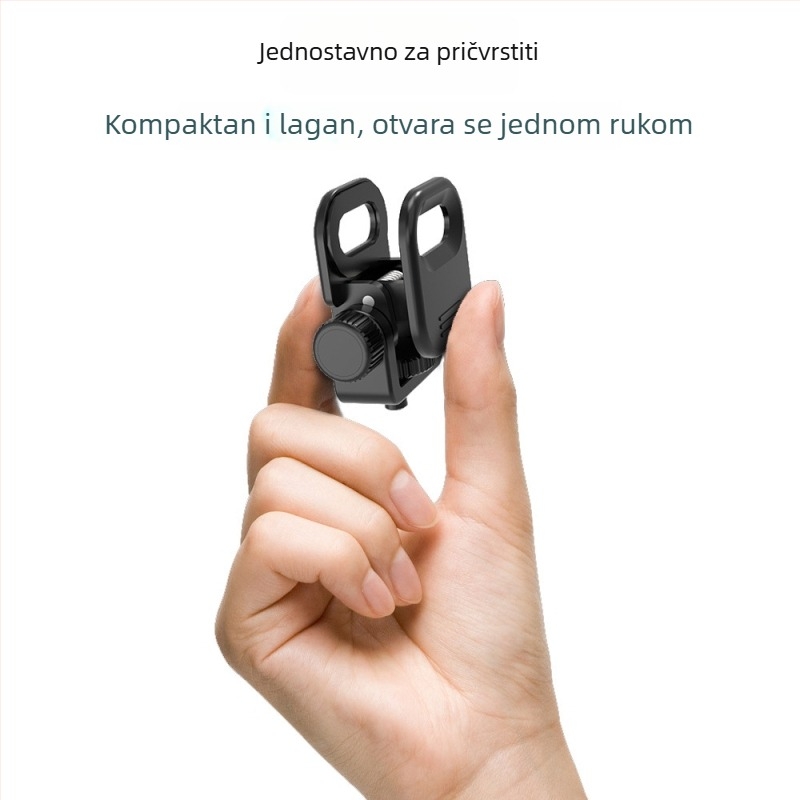 JISUN-C02 Klip za svjetlo u džepu – ABS, nosivost 2–5 kg, sklopivi klip za telefon s višestrukim nagibom 0–90°