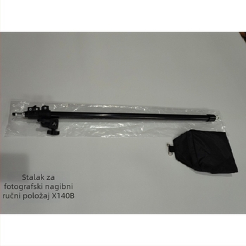Stalak za stropno osvjetljenje X140b – metalna konstrukcija, kompatibilan sa softboxom i difuzijom papira, težina 0,8 kg