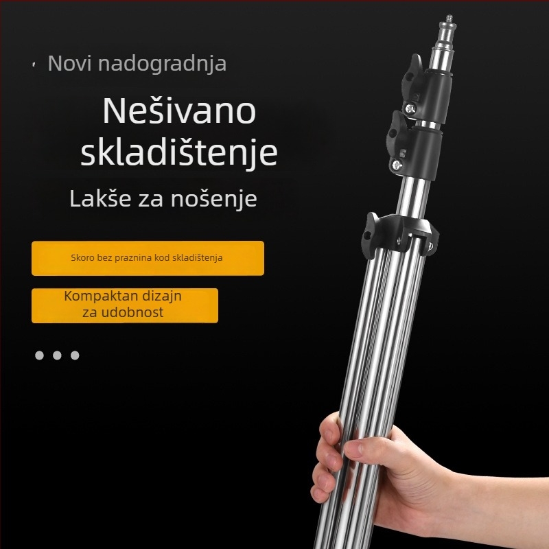 Figure Fit foto-stativ od nehrđajućeg čelika i ABS-a, 3-segmentni, nosivost 2–4 kg, težina 1 kg