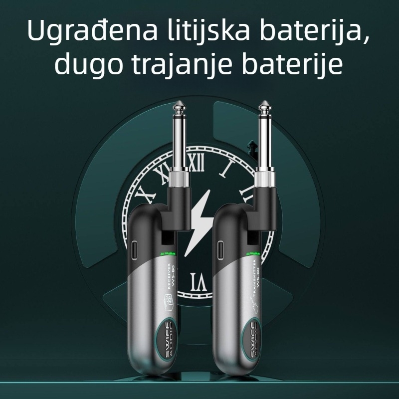 SWIFF WS-80 Bežični transmiter i prijemnik za električnu gitaru