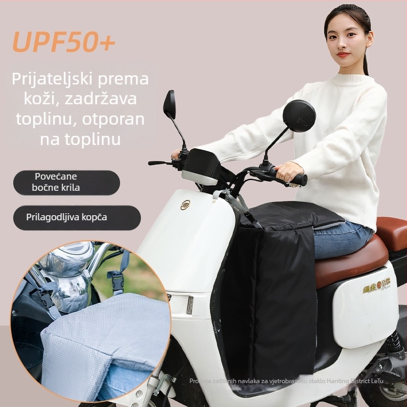 Zaštitni pokrov za nogu protiv vjetra za električno vozilo, debeli jesensko-zimski, od plastike