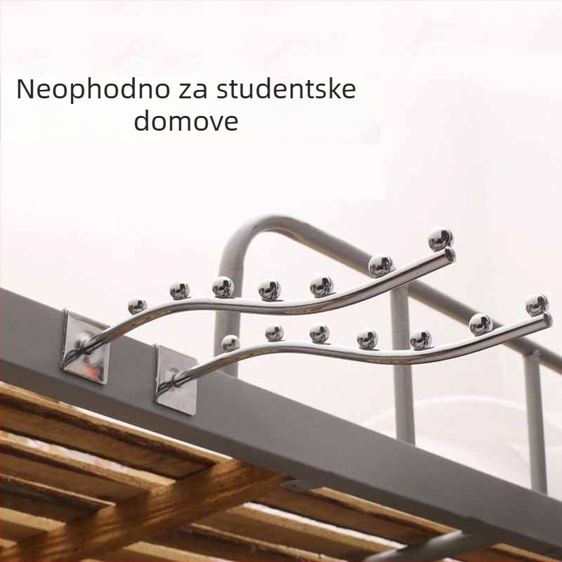 Kuka protiv krađe za balkon, višeredni dizajn, PP materijal, 1 kom, nosivost 3–5 kg