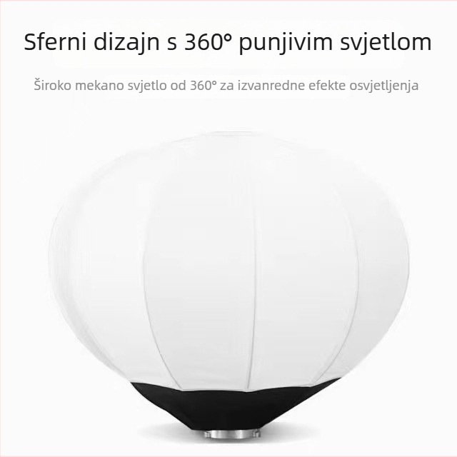 Kuglasti sjenil za meko svjetlo, karbonska vlakna, model 65, težina 2 kg, marka Jingle picture, za projekciju i fotografiju