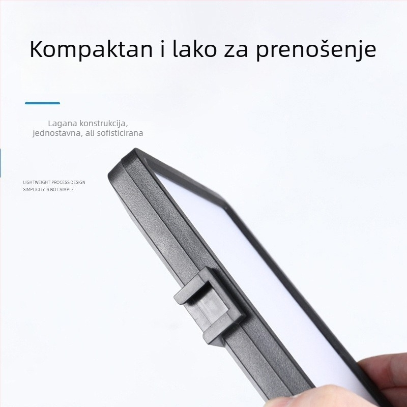 USB LED kvadratna rasvjeta za prijenos uživo, 4‑bojni čip, neprekidna regulacija jačine svjetla, veličina 6/8 inča