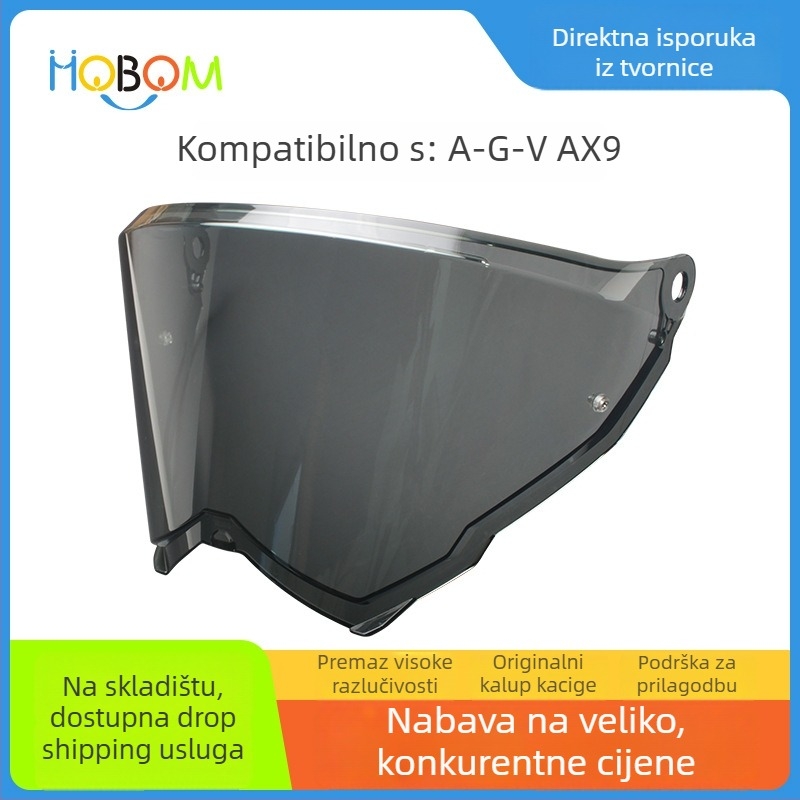 AX9 vizir za kacigu - zaštita od vjetra i prašine za off-road motocikle