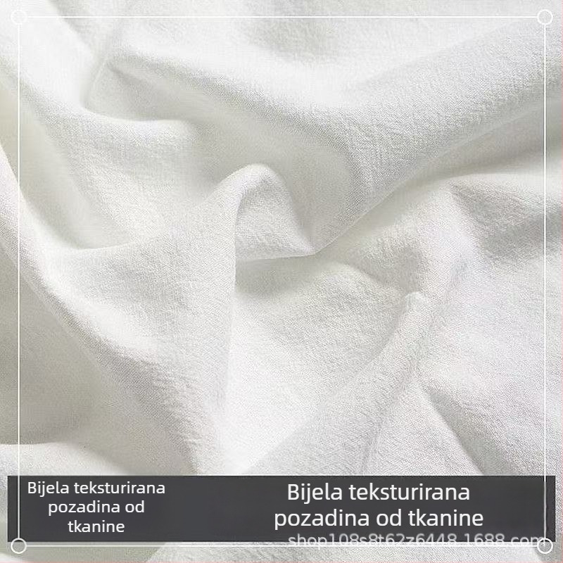 Pozadinska tkanina za fotografiju, pamuk tekstura, rekvizit za fotografiranje hrane, pogodno za pejzažne snimke