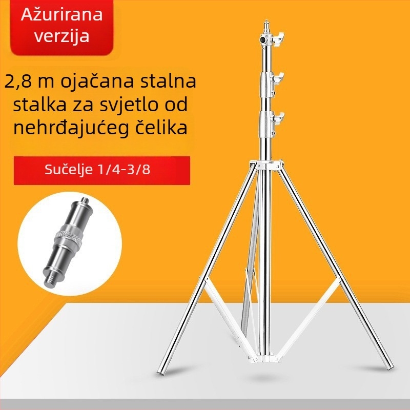 Stativ za fotografsku lampu – univerzalna kompatibilnost, aluminijska legura, nosivost 6–10 kg, težina 2,9 kg