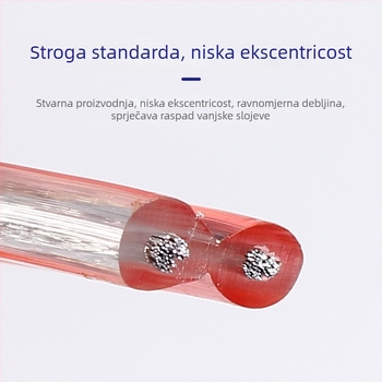 Audiophile kabel za zvučnike – 150-žilni OFC bakreni vodič, PVC kućište, prozirni zlatno-srebrni vodiči, za pojačalo i zvučnike, certificirano prema Nacionalnom standardu