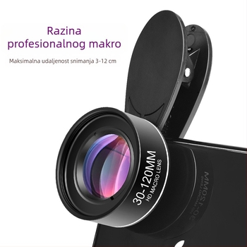 Every Source 30120 makro objektiv za pametni telefon, 30–120x zum, za nakit i nefrit, univerzalna kompatibilnost