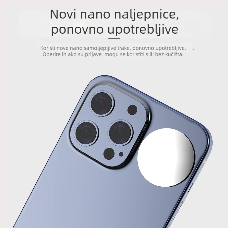 Hepail TZ08 Vlog selfie ogledalo za mobitel s kutijom za pohranu, univerzalna kompatibilnost, idealno za livestream