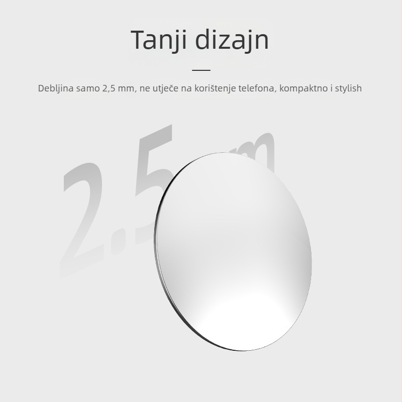 Hepail TZ08 Vlog selfie ogledalo za mobitel s kutijom za pohranu, univerzalna kompatibilnost, idealno za livestream