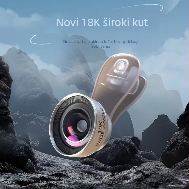 Hongguan L-10K objektiv za pametni telefon: širokog ugla i makro, visoka razlučivost, kompatibilan sa svim pametnim telefonima