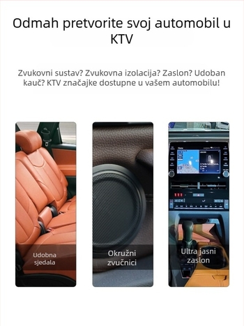 Karaoke zvučna kartica za auto/kućni KTV s Bluetooth 4.2, dvostruki mikrofon, ugrađena baterija 1200 mAh, frekvencijski odziv 40 Hz–20 kHz, SNR ≥85 dB, KMS01, Ruitong