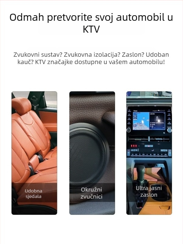 Karaoke zvučna kartica za auto/kućni KTV s Bluetooth 4.2, dvostruki mikrofon, ugrađena baterija 1200 mAh, frekvencijski odziv 40 Hz–20 kHz, SNR ≥85 dB, KMS01, Ruitong