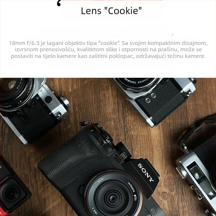 Seven Craftsmen 18mm F6.3 Macro Pancake objektiv za Micro Four Thirds / Panasonic E-mount